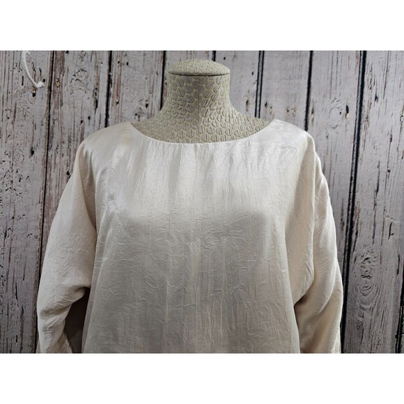 PLK Women's Large Club Monaco 100% Wool Knit Sweater Dress W Silk Accent NWOT - Picture 2 of 12